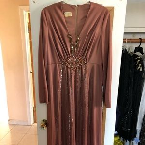 Women’s beaded formal dress